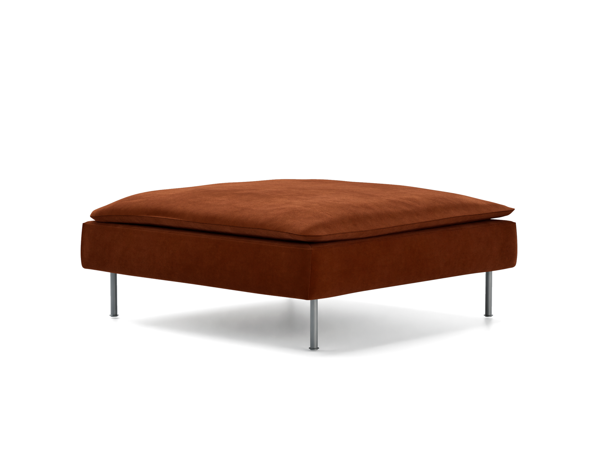 This cover only fits the IKEA Söderhamn footstool, sold from 2012 to present. It includes 2 pieces: 1 bottom frame and 1 seat cushion. The Söderhamn series is modular so the various sections of the seating series can be connected together in different combinations or used separately as a standalone piece. Remove the original IKEA slipcover before fitting the Bemz cover. Assembly required. Extra seat cushion covers to use as a spare or replacement set are available for this model here.