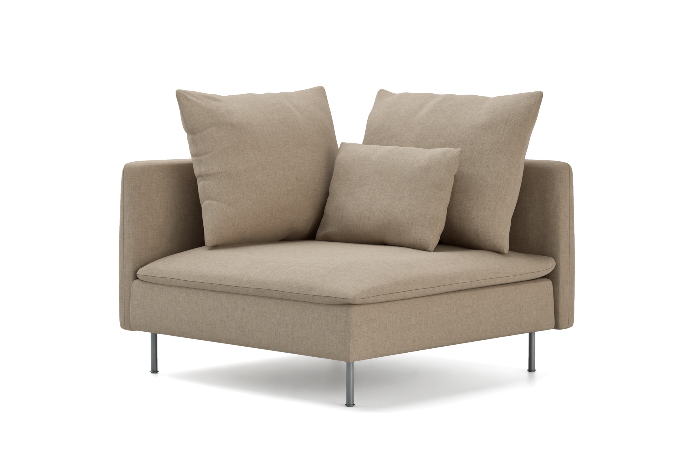 IKEA Soderhamn オットマン　コーナーセクションカバー　2セット Cover for corner section IKEA Söderhamn | Bemz