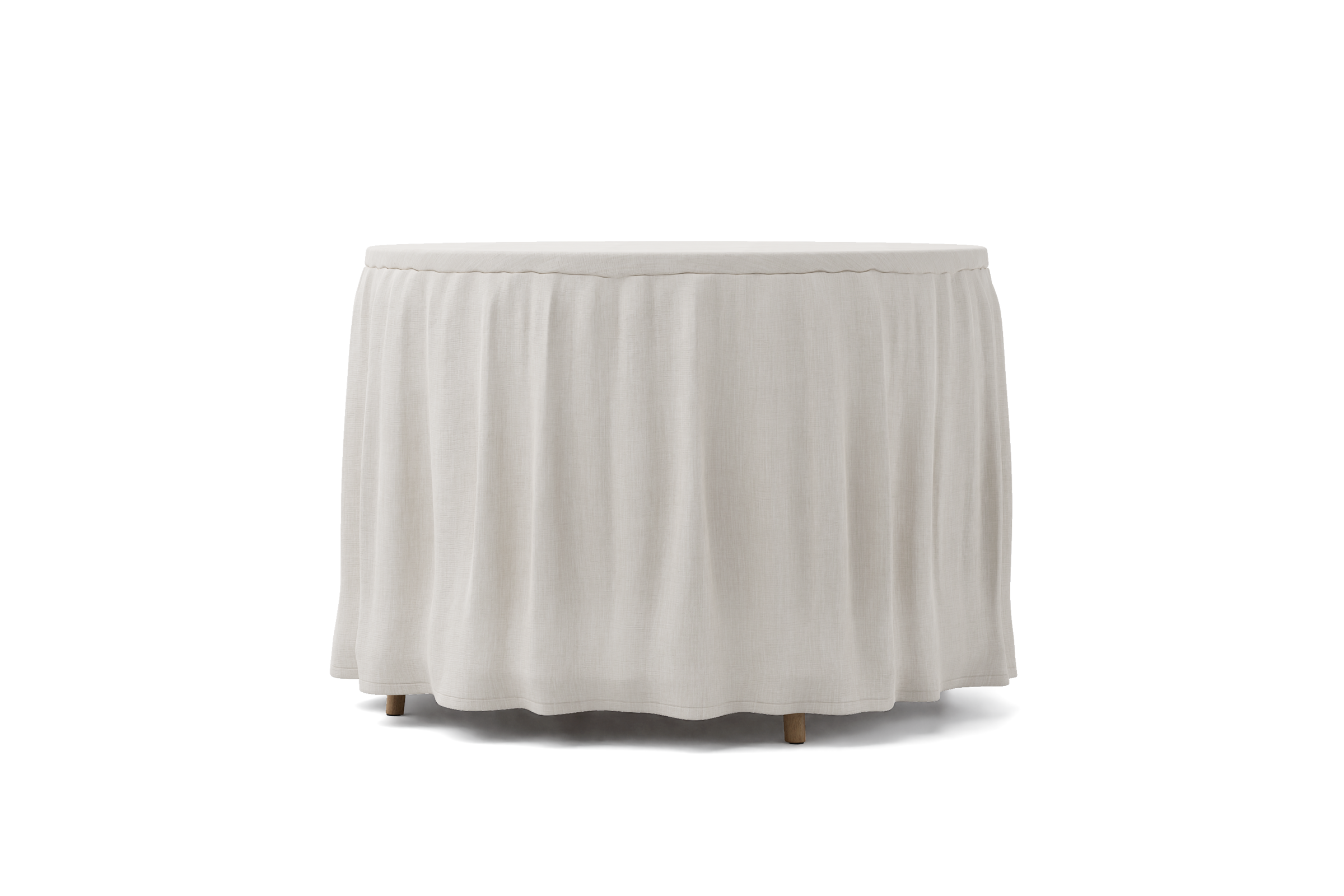 Tischdecke mit Rüschen
