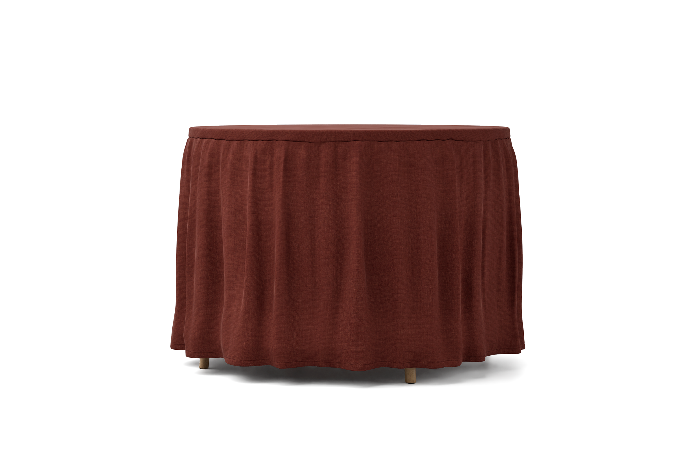 Tischdecke mit Rüschen