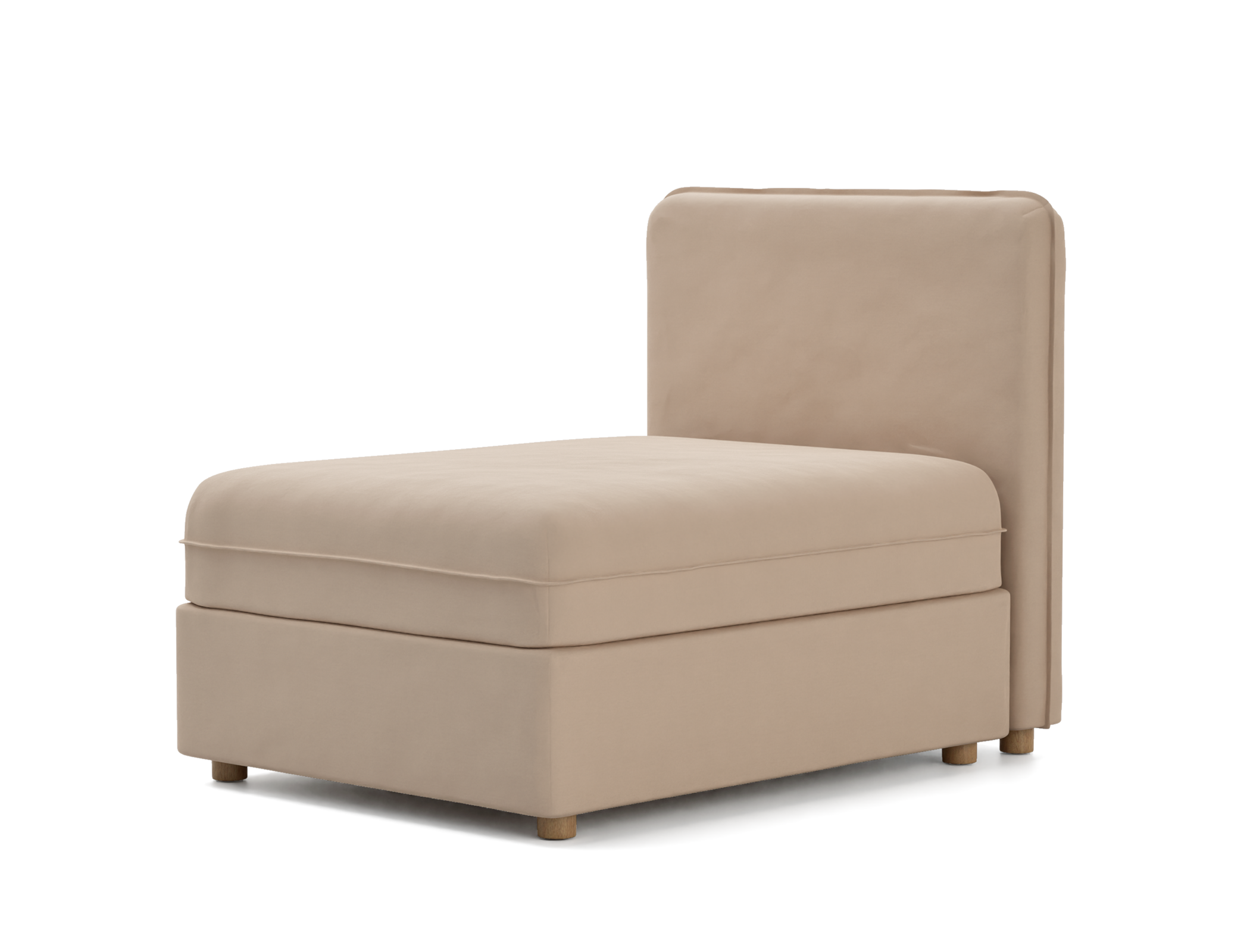 Bezug für Sitzelement Vallentuna, niedrige Rückenlehne (80 x 100 cm)