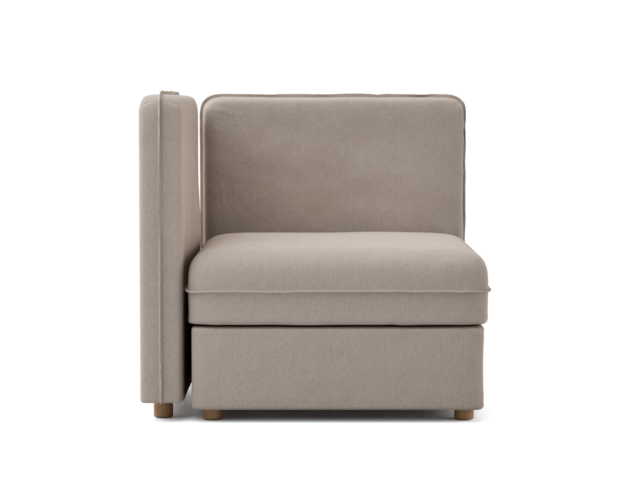 Vallentuna Corner Seat Module with High Back and Storage Cover