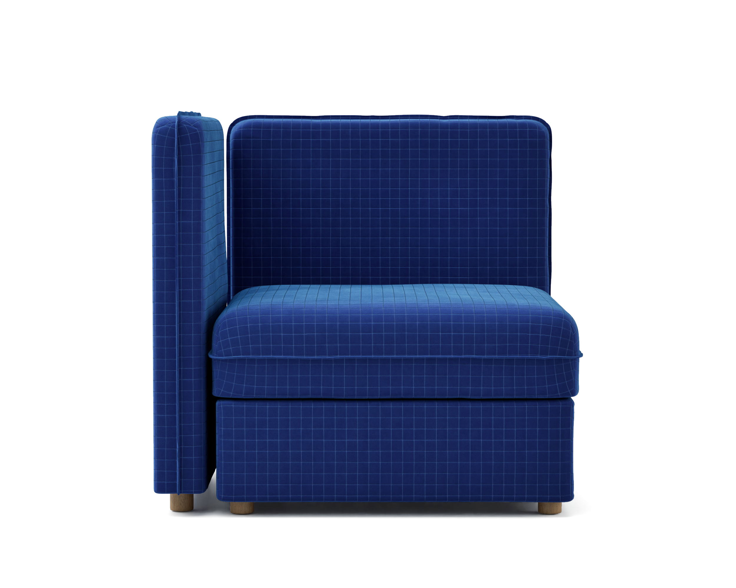 Vallentuna Seat Module with Low Back and Storage Cover 80x80cm 32x32in