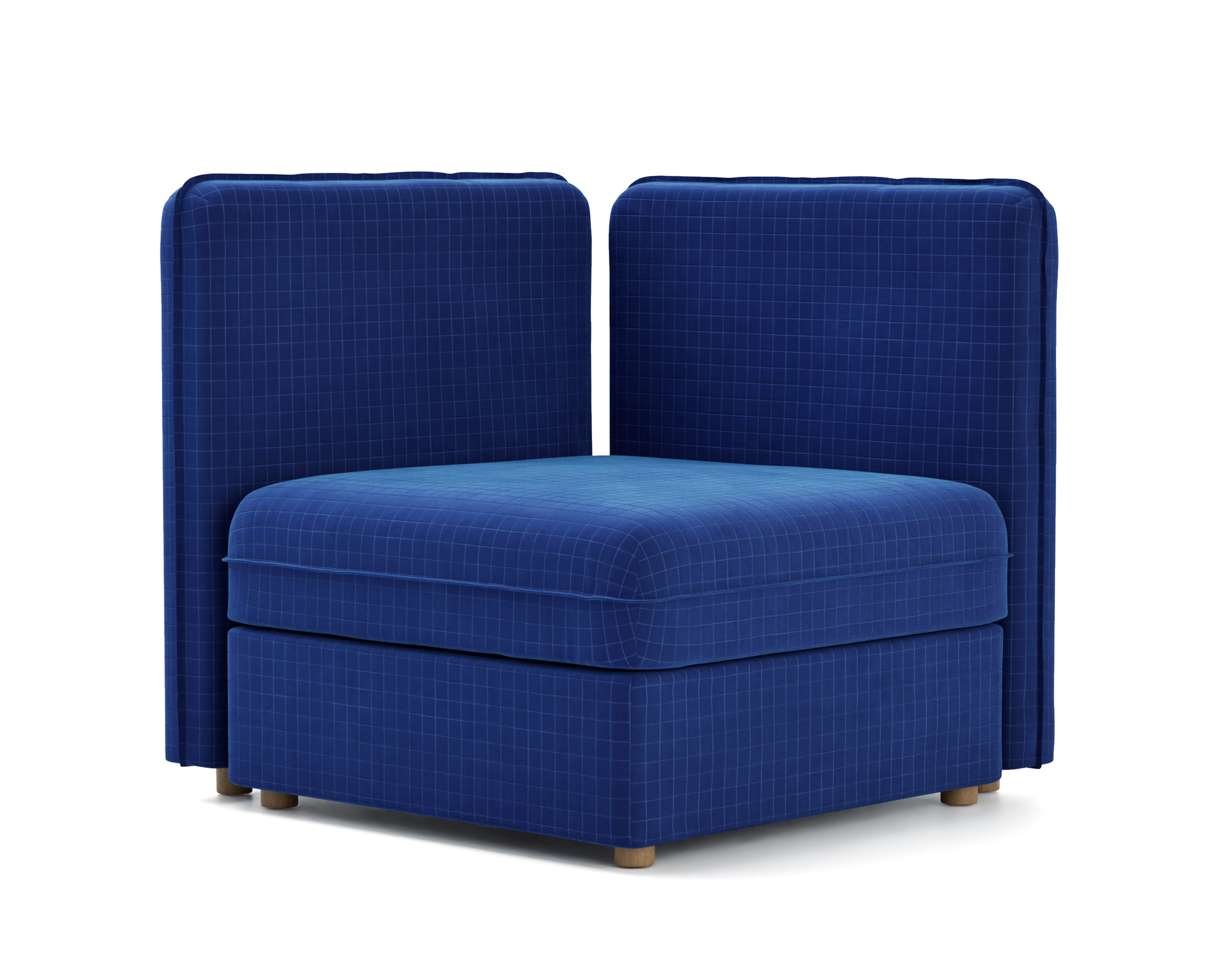 Vallentuna Seat Module with Low Back and Storage Cover 80x80cm 32x32in