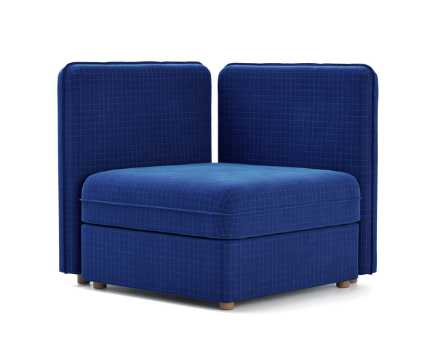 Vallentuna Seat Module with Low Back and Storage Cover 80x80cm 32x32in