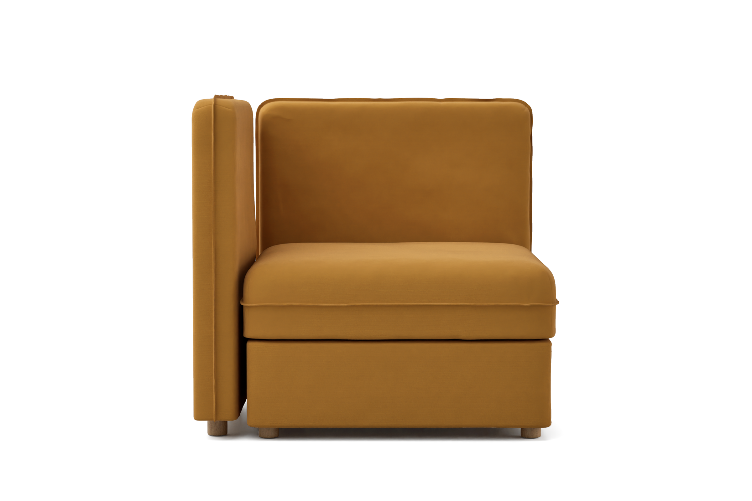 Vallentuna Corner Seat Module with High Back and Storage Cover