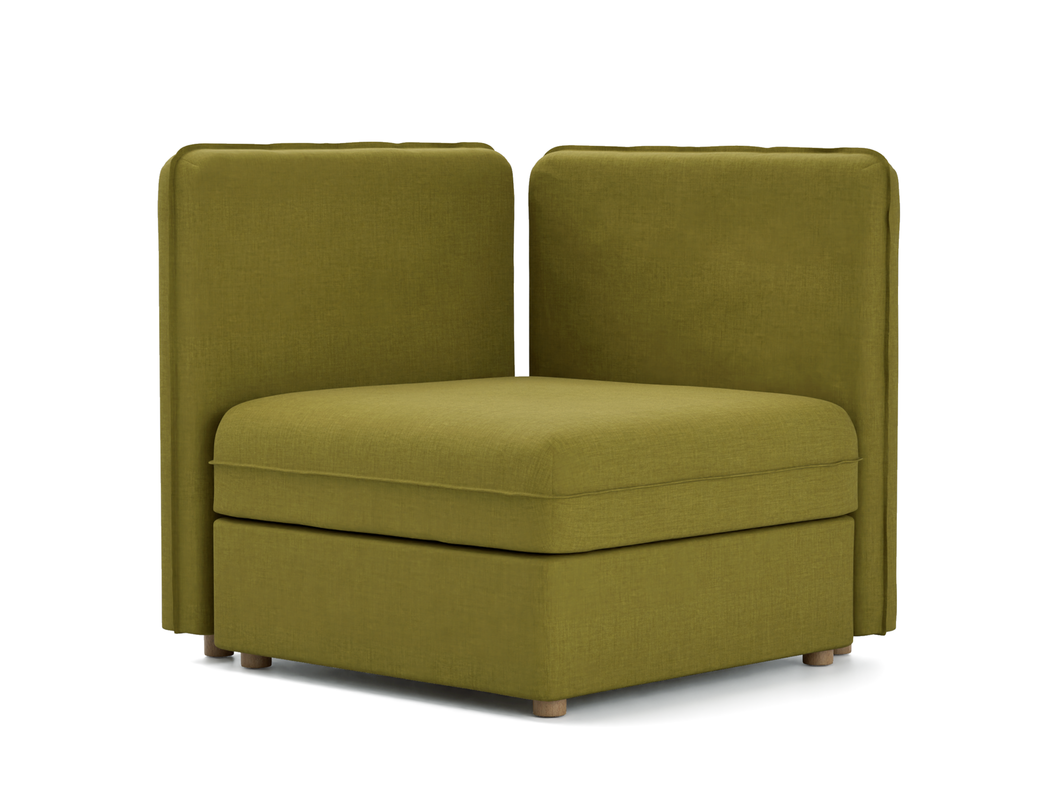 Vallentuna Corner Seat Module with High Back and Storage Cover