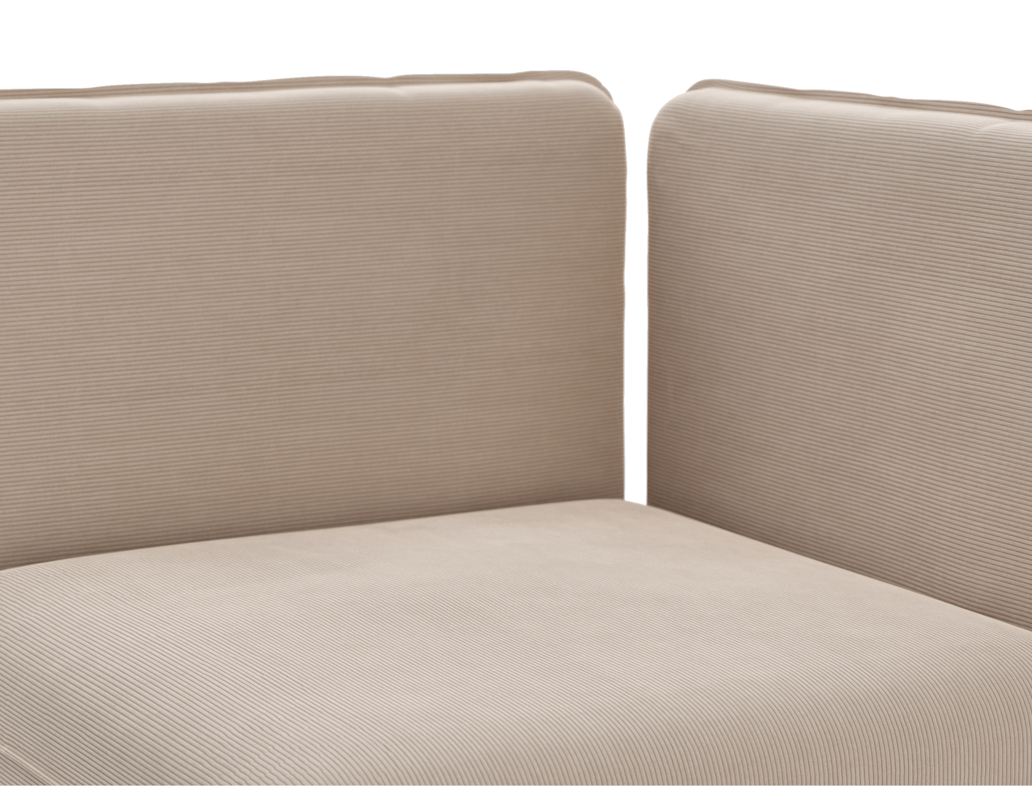 Vallentuna Corner Seat Module with High Back and Storage Cover