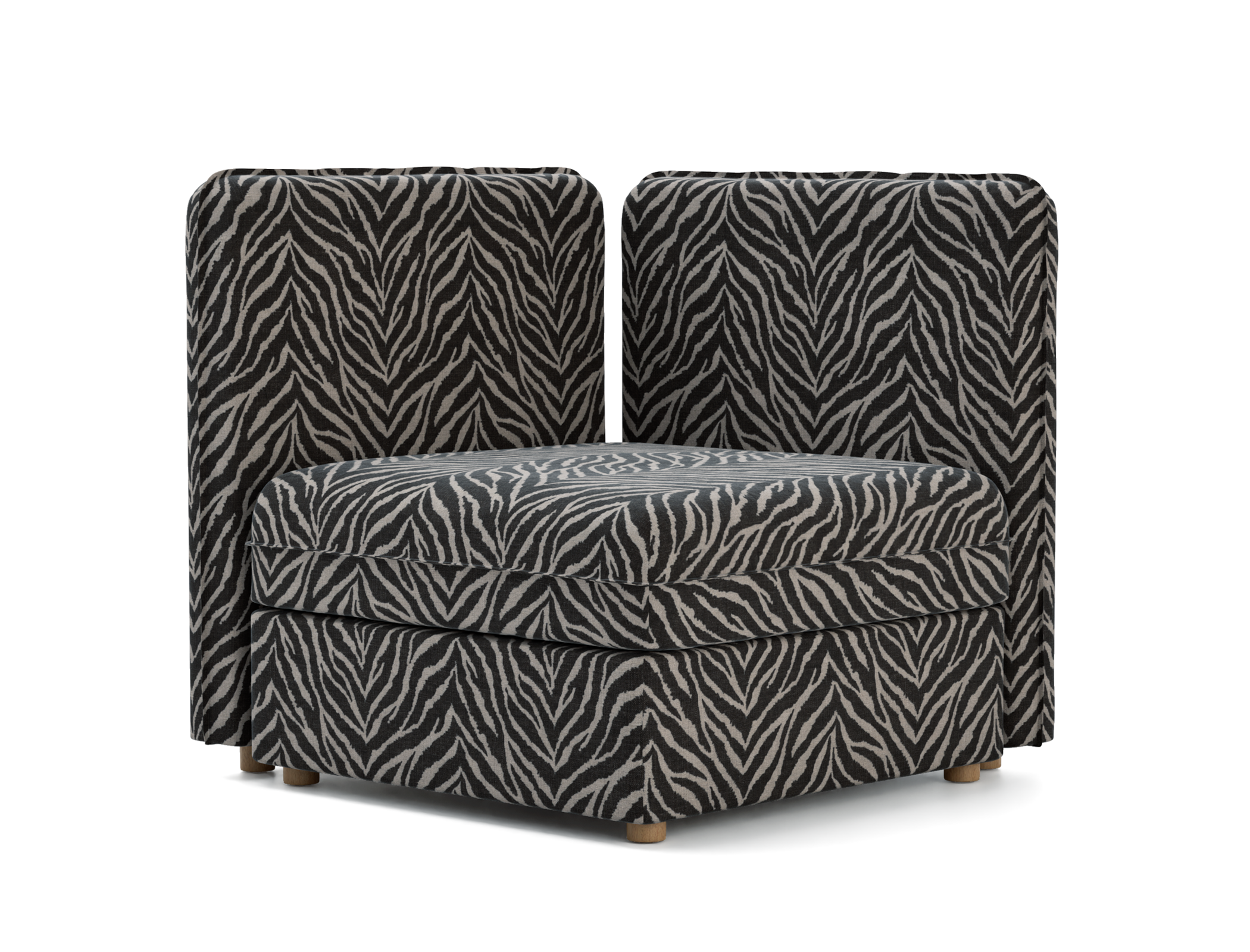 Vallentuna Seat Module with Low Back and Storage Cover 80x80cm 32x32in