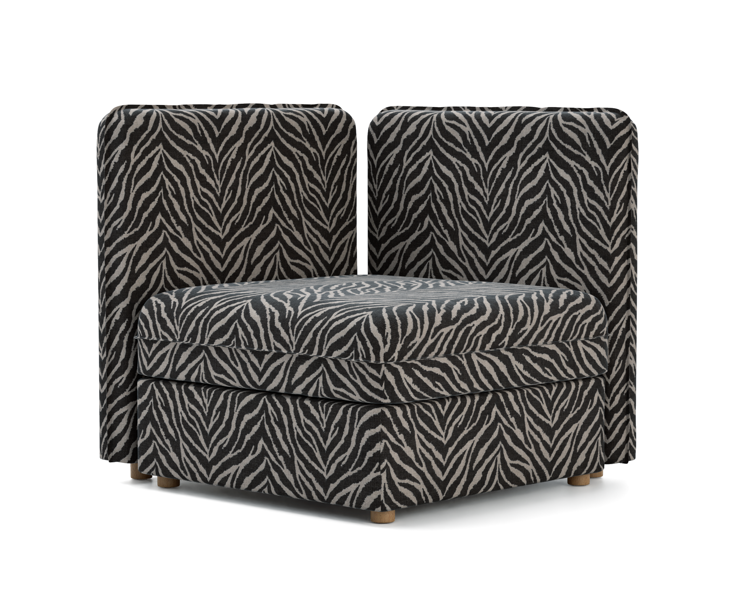 Vallentuna Seat Module with Low Back and Storage Cover 80x80cm 32x32in