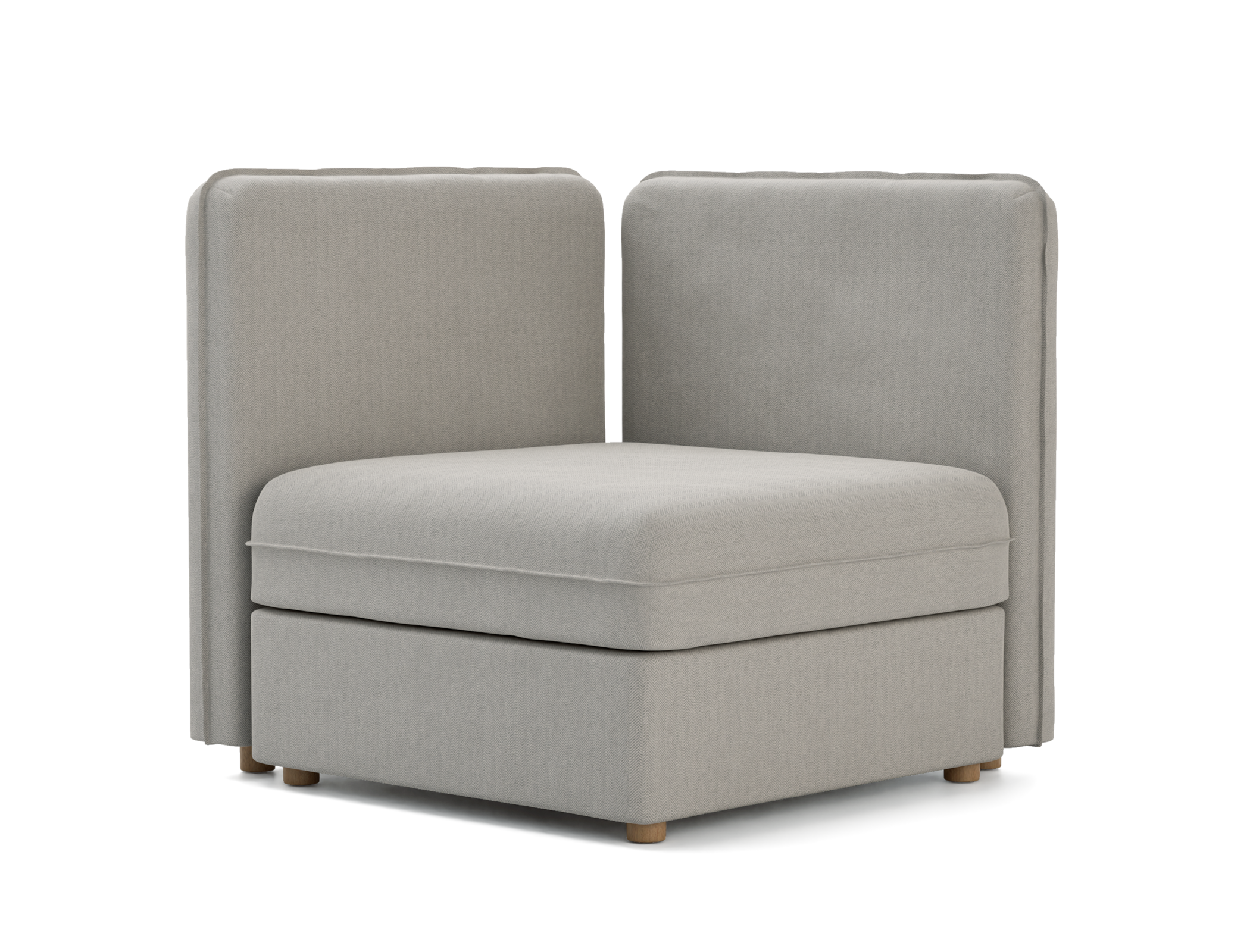 Vallentuna Seat Module with Low Back and Storage Cover