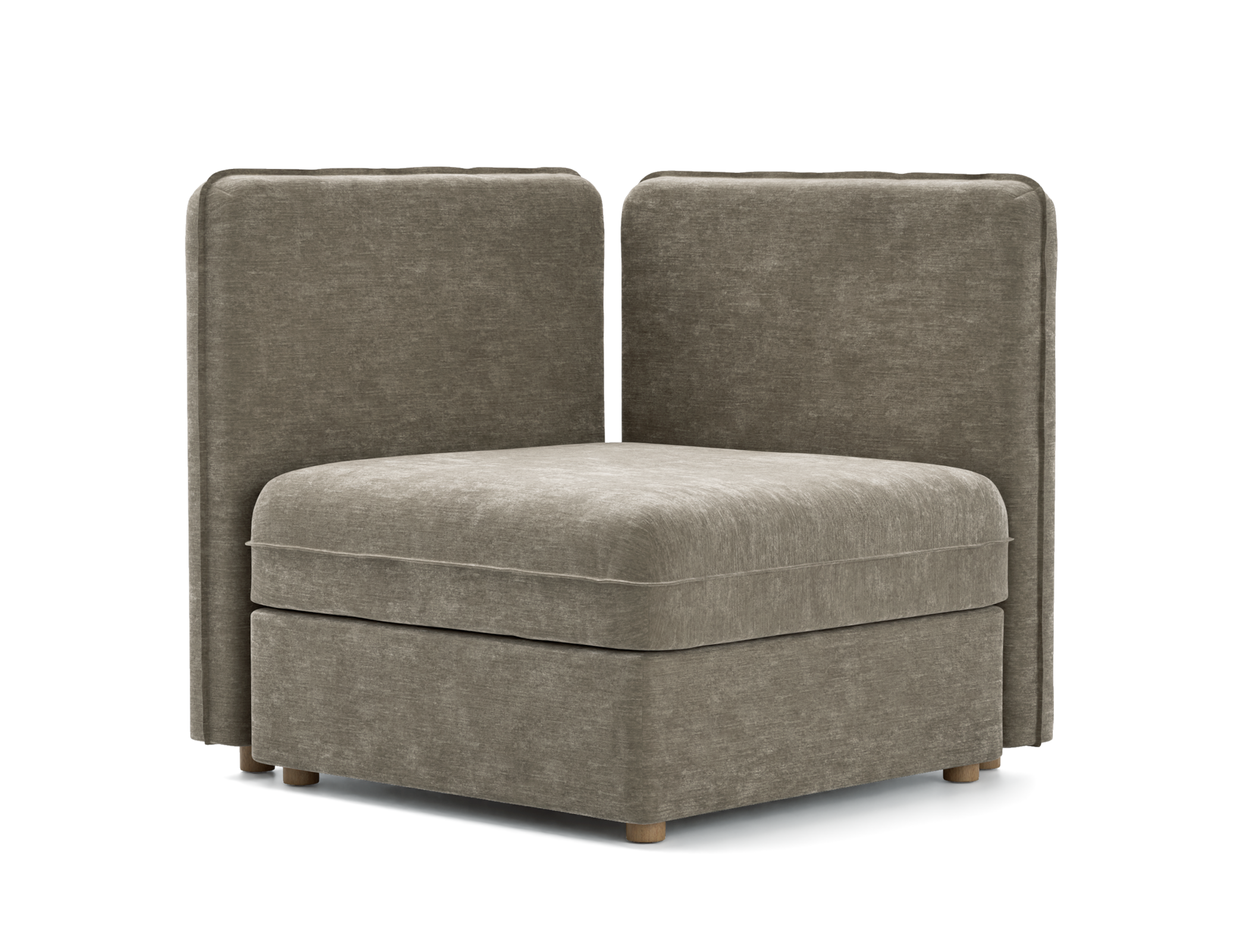 Vallentuna Seat Module with Low Back and Storage Cover