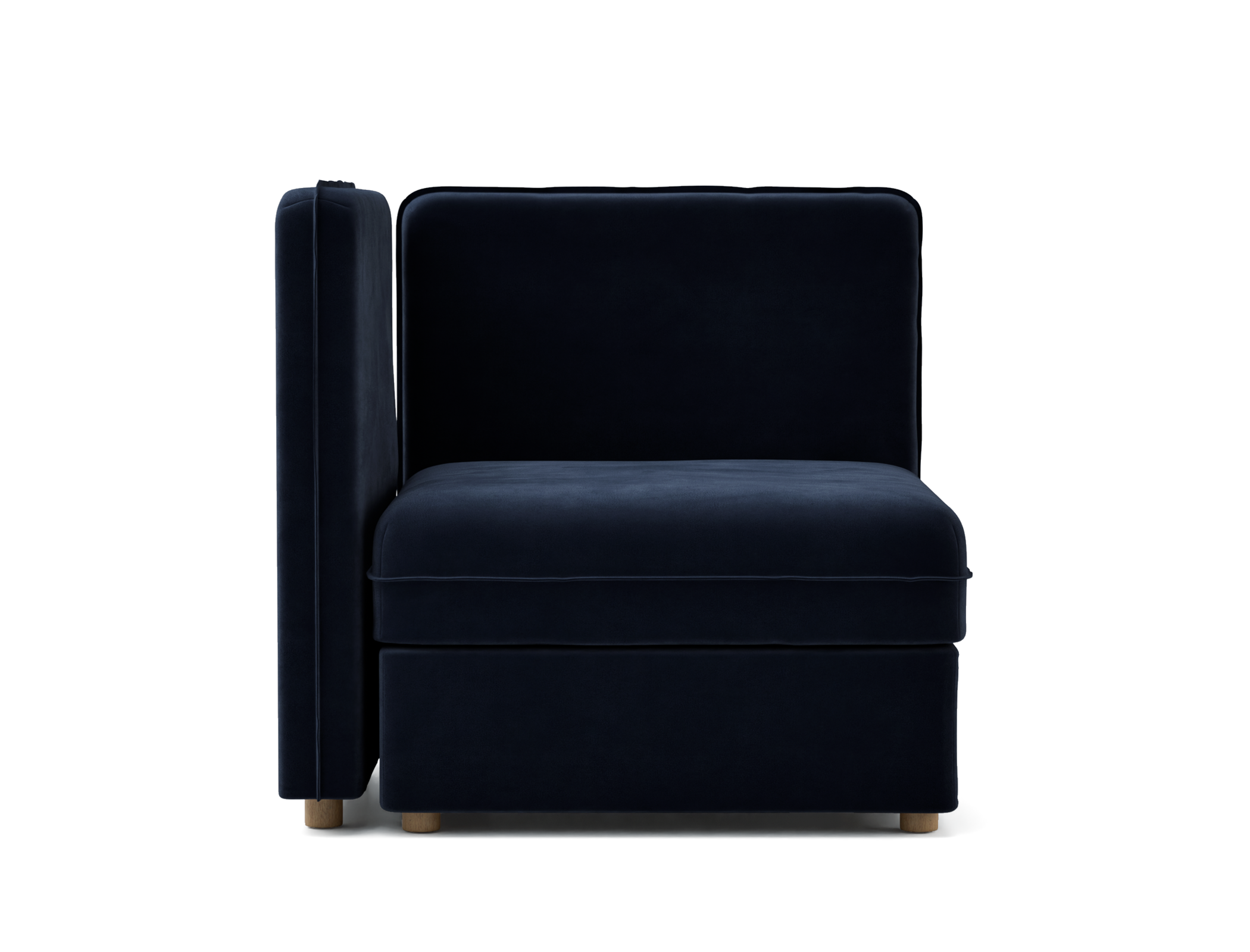 Fodera per seduta angolare schienale basso con contenitore Vallentuna