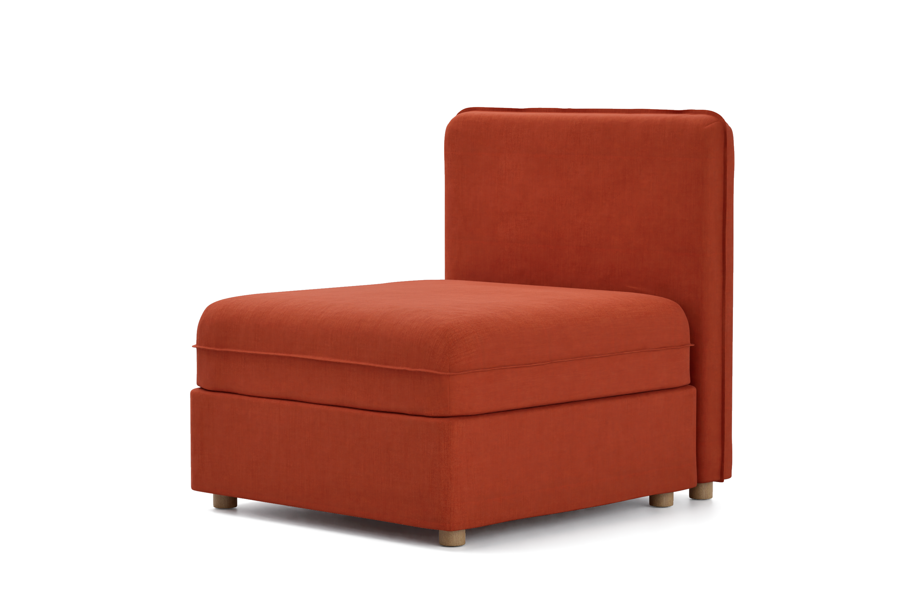 Hoes voor zitmodule Vallentuna met lage rugleuning, 80 x 80 cm