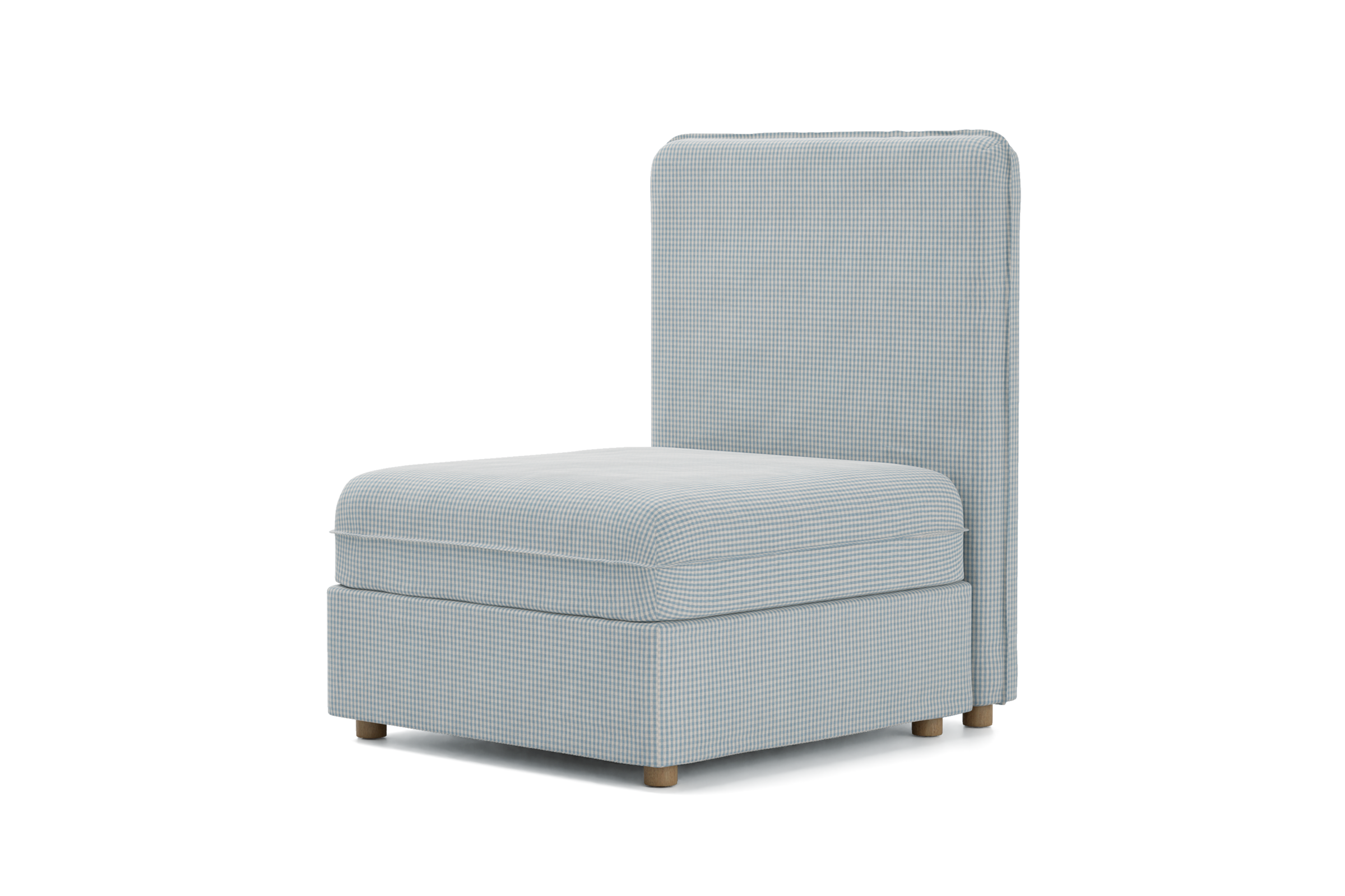 Hoes voor zitmodule Vallentuna met hoge rugleuning en opbergruimte, 80 x 100 cm