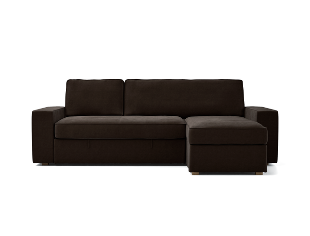 Vilasund sofa bed with chaise cover