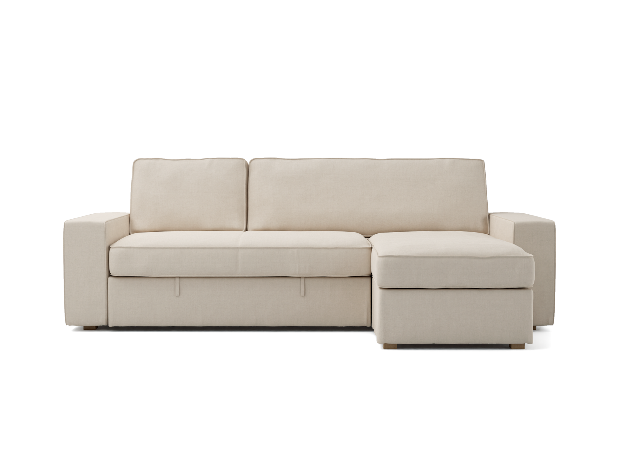 Vilasund sofa bed with chaise cover