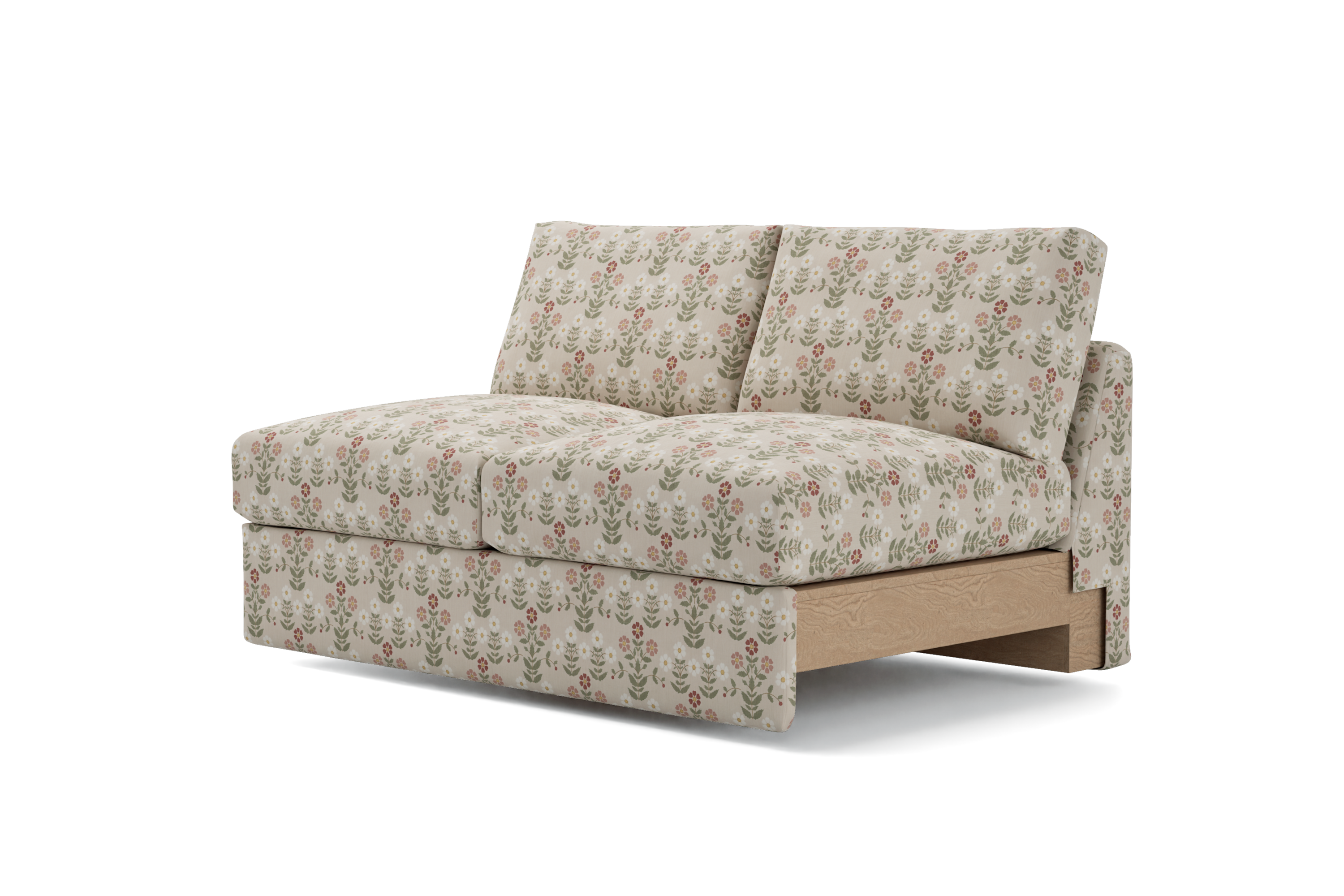 Vimle 2 seater bed sofa without armrests