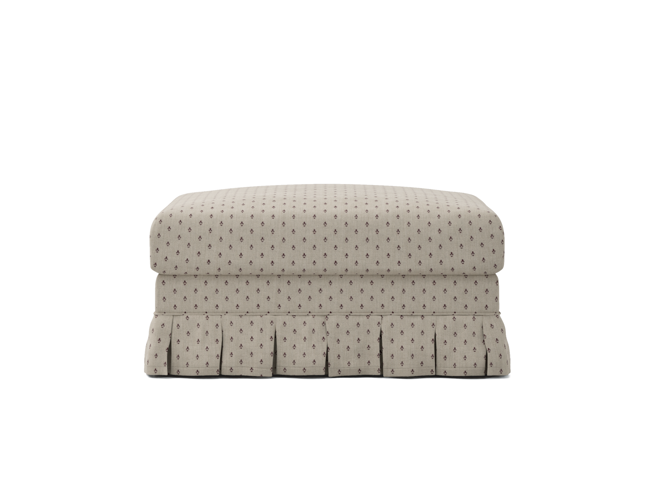 Fodera per poggiapiedi con contenitore Vimle