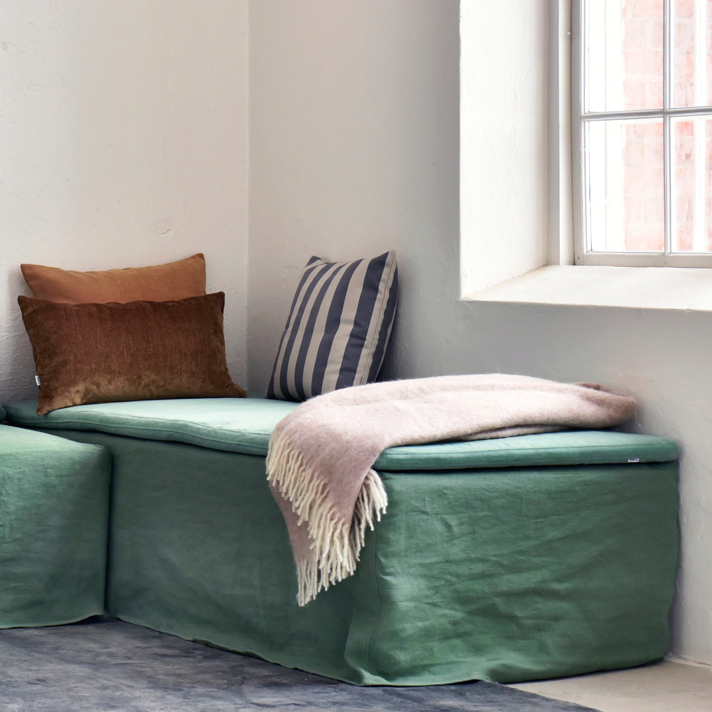 IKEA Mattress Cover with piping, 90x200cm height 10cm - Bemz