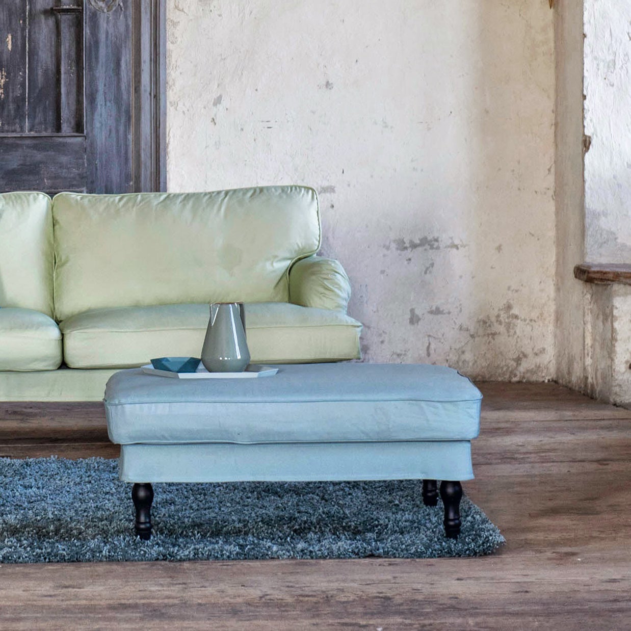 IKEA ストックスンド オットマン Ikea Stocksund Ottoman - AptDeco